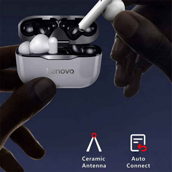 Lenovo Lp1 Livepods Kablosuz Bluetooth Kulaklık - SİYAH,BEYAZ - 6