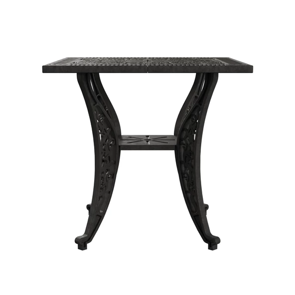 Ferforje görünümlü Istanbul Kare Masa Balkon, Bahçe Masası - 9