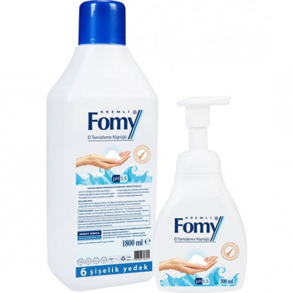 Fomy El Temizlik Köpüğü Seti 300+1800 ml