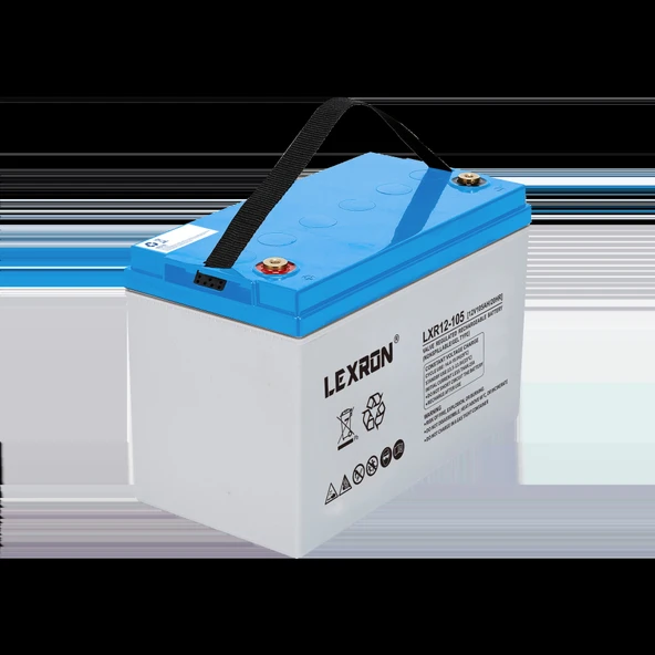 Lexron 105AH 105A 12V NANO KARBON JEL AKÜ - Resim 2
