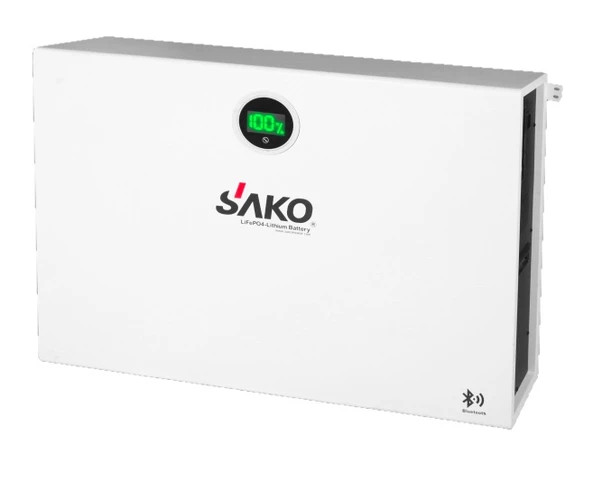 SAKO Li-Pack 51,2V-200Ah (LiFePo4) Lityum Smart Akü Batarya 10kWh LiFePO4