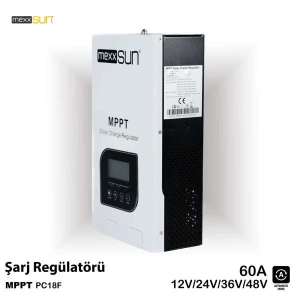 MEXXSUN (PC18F) 60A 60 AMPER MPPT 12/24/48V ŞARJ REGÜLATÖRÜ - 3