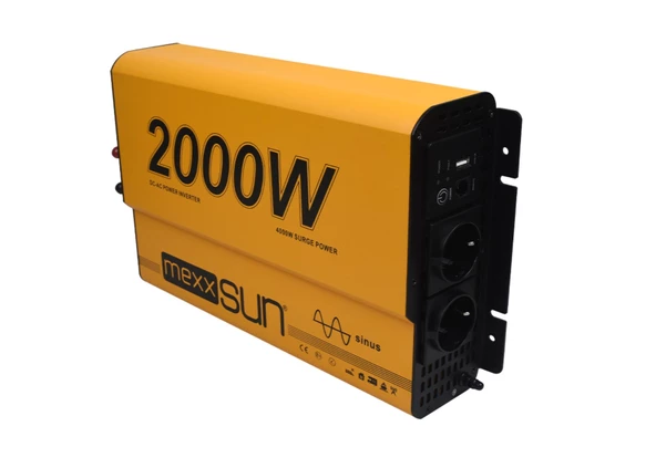 MEXXSUN Tam Sinus 24V 2000W İnverter - Resim 3