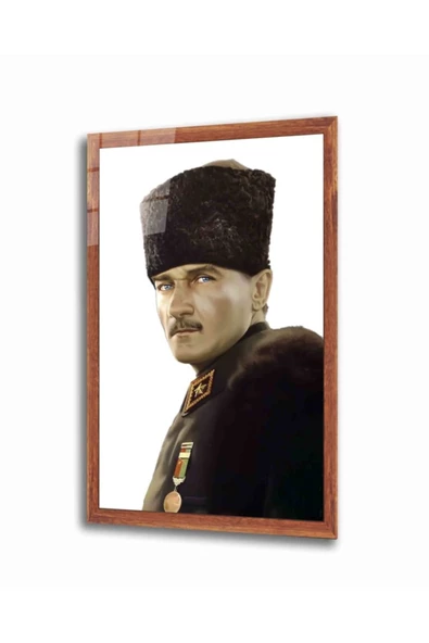 Atatürk Dekoratif ve Modern Cam Tablo 4 Mm Dayanıklı Temperli Cam