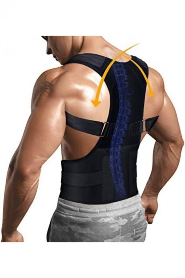 Kamburluk Önleyici Posturex Manyetik Dik Duruş Korsesi Ayarlanabilir Yeni Nesil Dik Durma - Resim 2