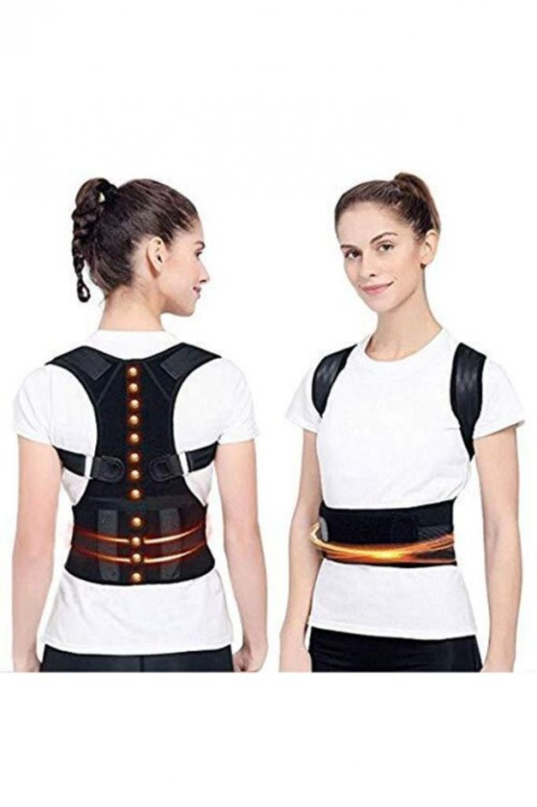 Kamburluk Önleyici Posturex Manyetik Dik Duruş Korsesi Ayarlanabilir Yeni Nesil Dik Durma - Resim 2