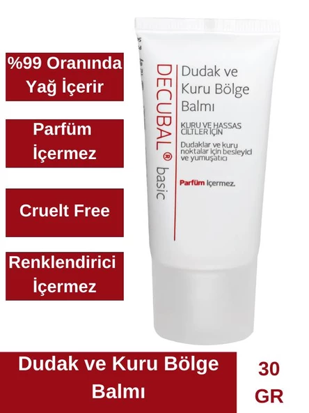 Decubal Dudak ve Kuru Bölge Balmı 30 ml - 2
