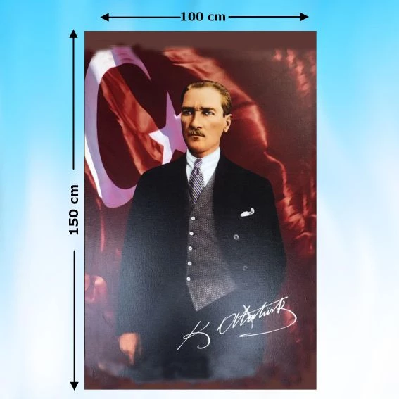 ATATÜRK RESMİ 150X100 cm