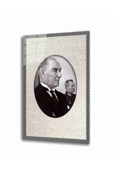 Atatürk Dekoratif ve Modern Cam Tablo 4 Mm Dayanıklı Temperli Cam ürün görseli