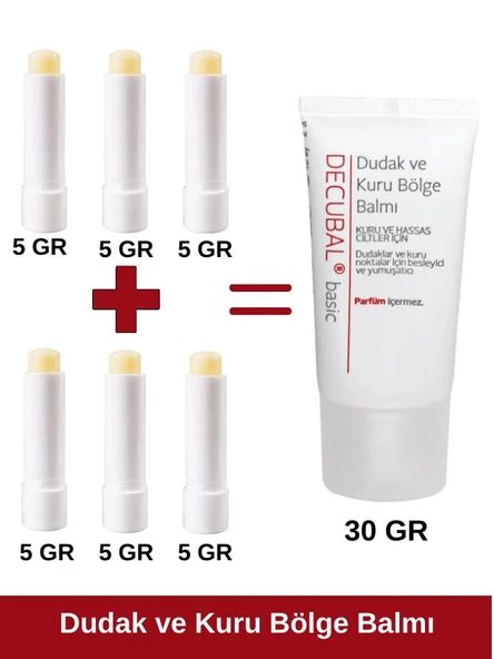 Decubal Dudak ve Kuru Bölge Balmı 30 ml - 4