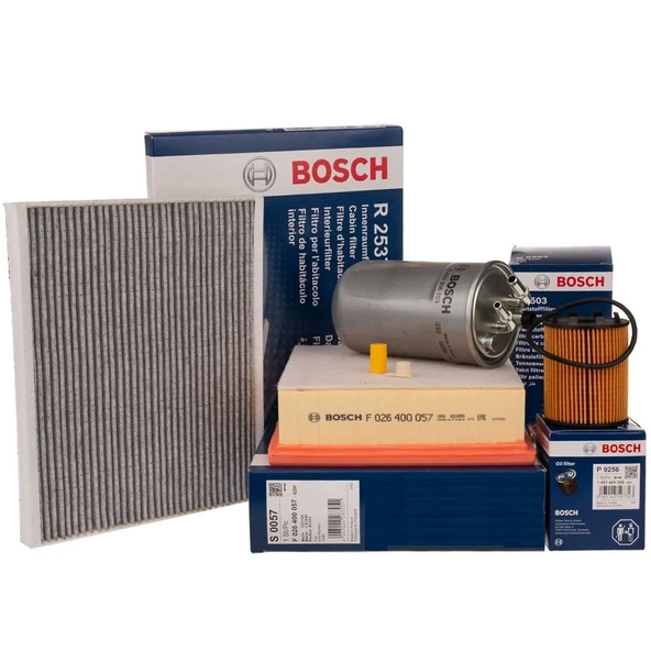 Opel Corsa E 2015-2019 1.3 Dizel Periyodik Bakım Filtre Seti Bosch Marka