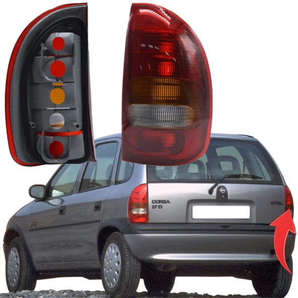 Opel Corsa B Sağ Stop Lambası Wisco ürün görseli