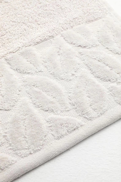 NİVEMESHOME 632 AÇIK GRİ 90X150 HAZAL BANYO HAVLUSU NURPAK - 3