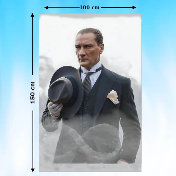 ATATÜRK RESMİ 150X100 cm