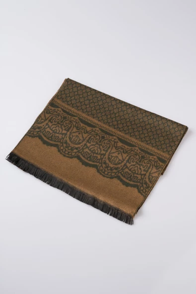 İnce Dokulu Desenli Viskon Şal Kaşkol Atkı