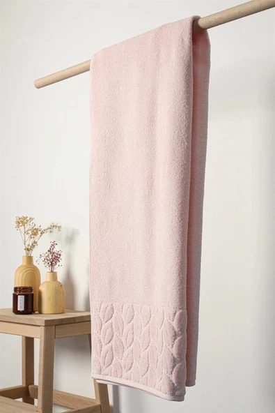 NİVEMESHOME 632 PEMBE 90X150 HAZAL BANYO HAVLUSU NURPAK