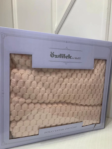 NİVEMESHOME ROSE POLO ÇİFT KİŞİLİK YATAK ÖRTÜSÜ SETİ ÖZDİLEK - 3