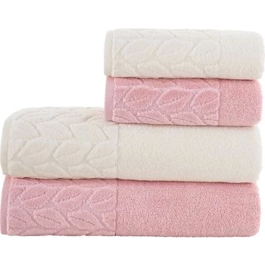 NİVEMESHOME 632 PEMBE 90X150 HAZAL BANYO HAVLUSU NURPAK - 3