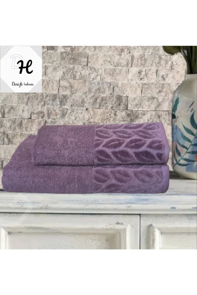 NİVEMESHOME 632 LİLA 90X150 HAZAL BANYO HAVLUSU NURPAK - 3