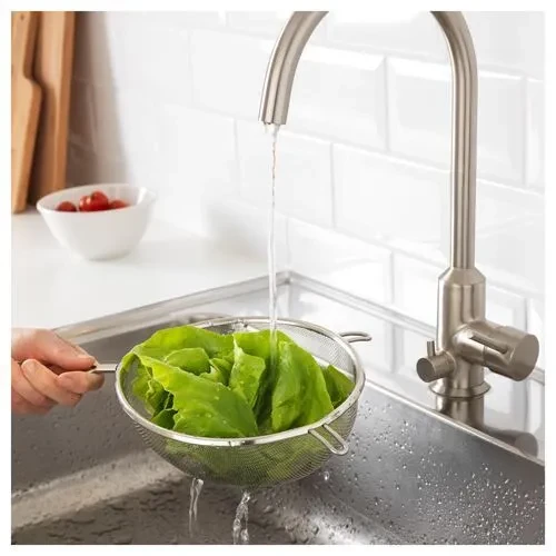 IKEA Idealisk Orta Boy Paslanmaz Çelik Metal Süzgeç 20 cm - 2