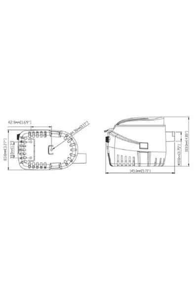 Sintine Pompası Otomatik 750gph 12v - 5