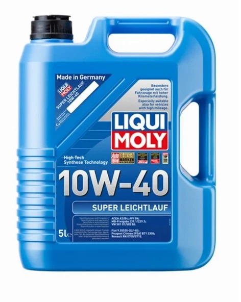 Liqui Moly 10w40 Süper Leichtlauf Motor Yağı 5 Litre