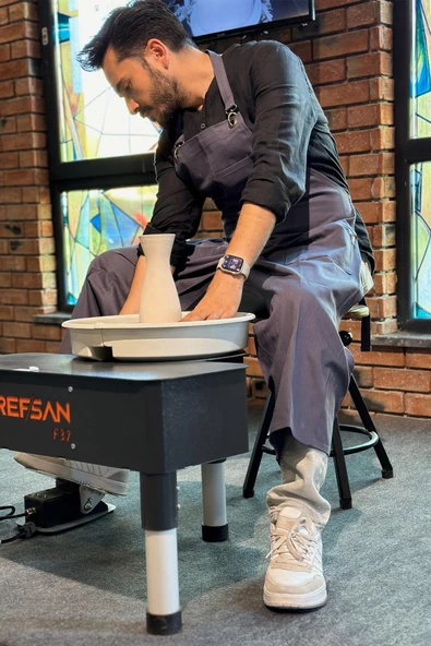 Refsan Giyilebilir Atölye Önlüğü - Antrasit ürün görseli