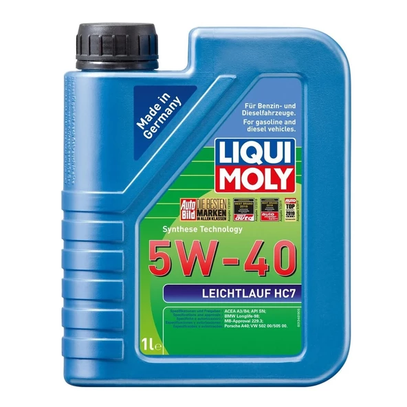 LIQUI MOLY Leichtlauf HC7 5W-40 Motor Yağı 1 Litre