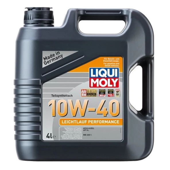 LIQUI MOLY Performance 10W-40 Motor Yağı 4 Litre