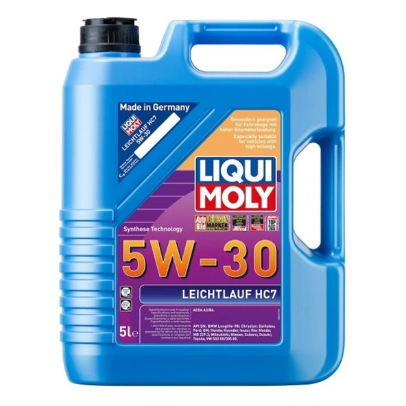 LIQUI MOLY Leichtlauf HC7 5W-30 Motor Yağı 5 Litre