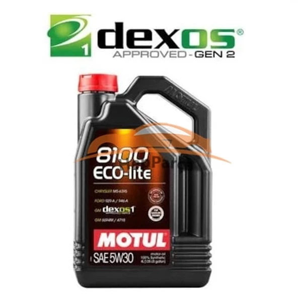 Motul 8100 Eco-Lite 5w30 Dexos1Gen2 Motor Yağı 4 Litre