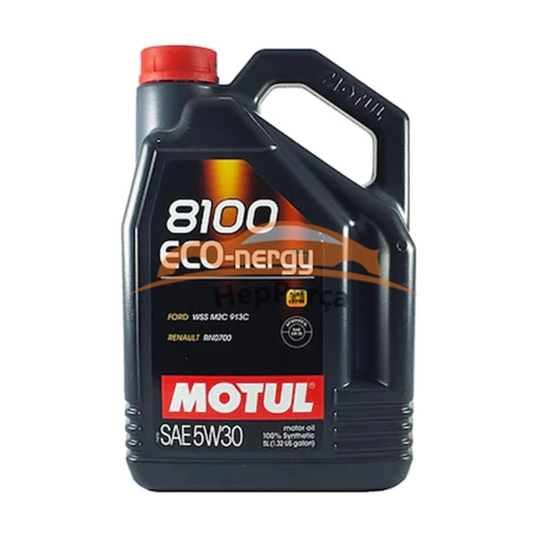 Motul 8100 Econergy 5w30 5Litre Tam Sentetik Motor Yağı