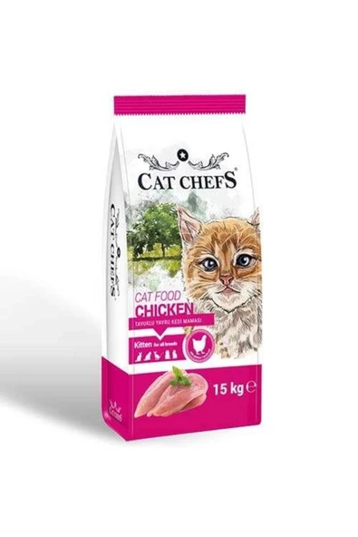 Cat Chefs 15 Kg Tavuklu Yavru Kedi Maması