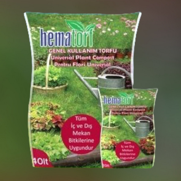 İthal Saksı Torfu kara toprak gübre ilaveli  10 lt - 2