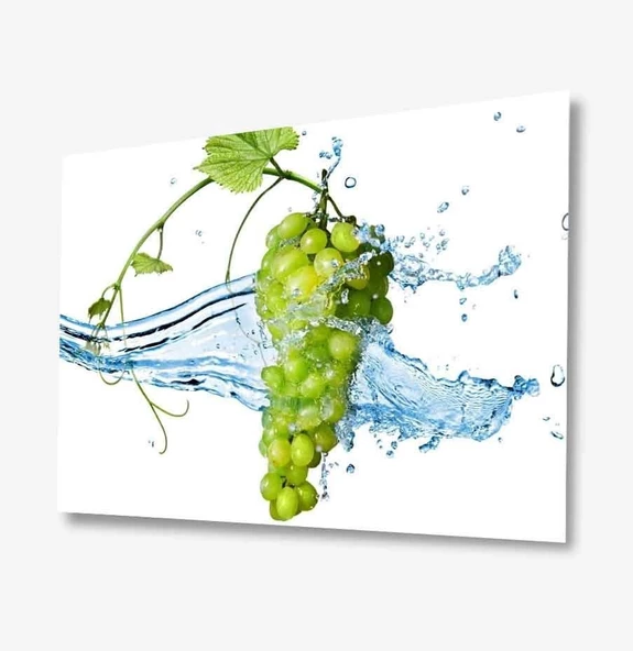Meyve Dekoratif ve Modern Cam Tablo