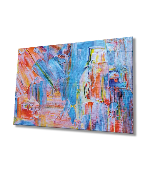Soyut Dekoratif ve Modern Cam Tablo   Abstract ürün görseli