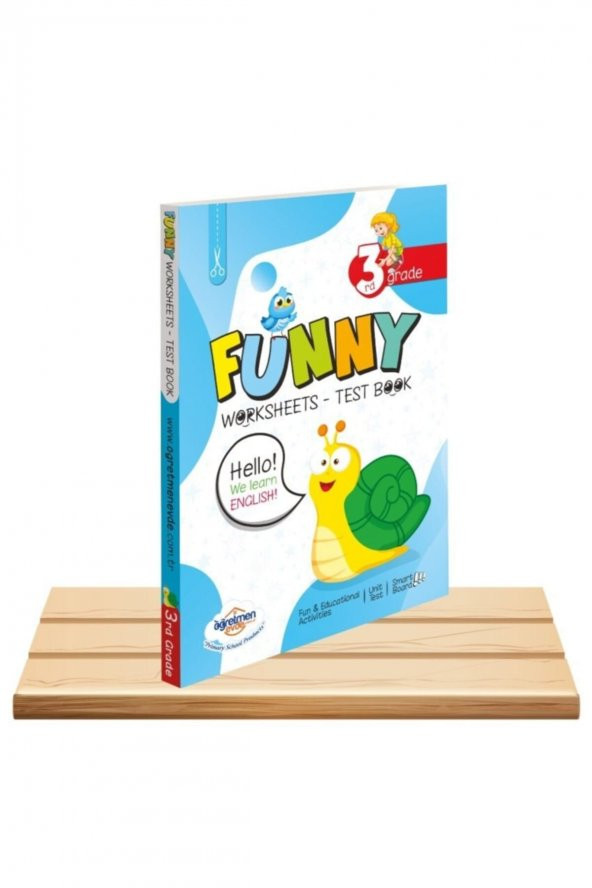 Öğretmen Evde Yayınları 3. Sınıf Funny Ingilizce Test Book