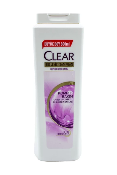 CLEAR ŞAMPUAN 600ML - KOMPLE BAKIM
