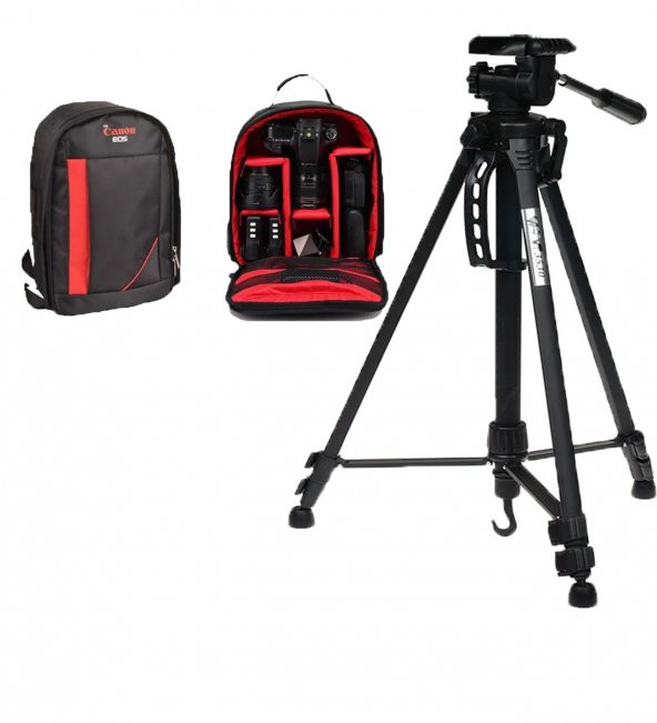 Deyatech Professional Kit 156cm Tripod Dslr Canon Çanta