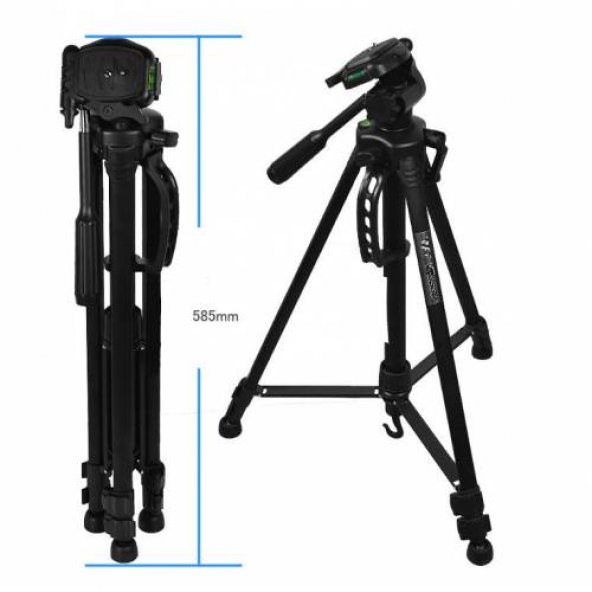 Deyatech 147cm Kamera Telefon Tripodu Fotoğraf Makinesi Tripot - 2