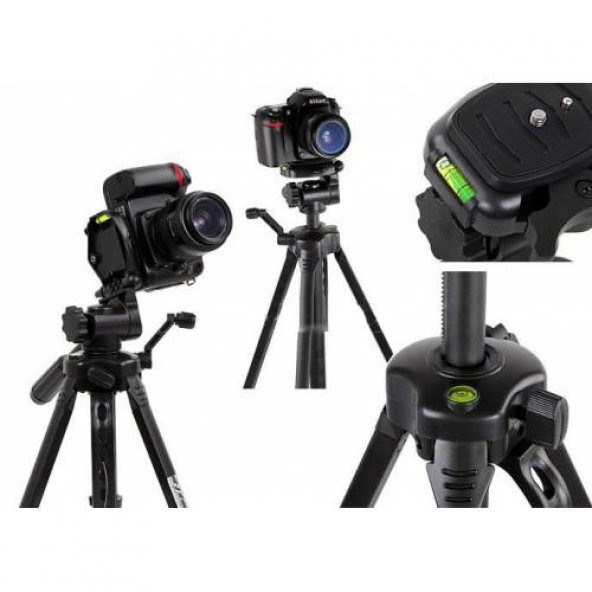 Deyatech 147cm Kamera Telefon Tripodu Fotoğraf Makinesi Tripot - 9