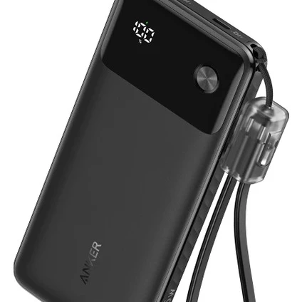 Anker Powercore 10000 mAh - 10K Taşınabilir Hızlı Şarj Cihazı - USB C Kablolu - 22,5W - Siyah - A138