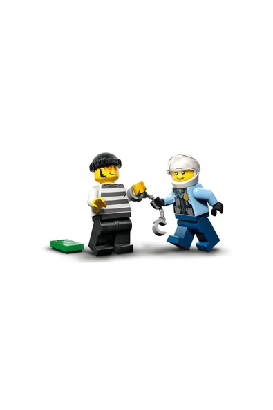 LEGO City Polis Motosikleti Araba Takibi 60392 - (59 Parça) - 2