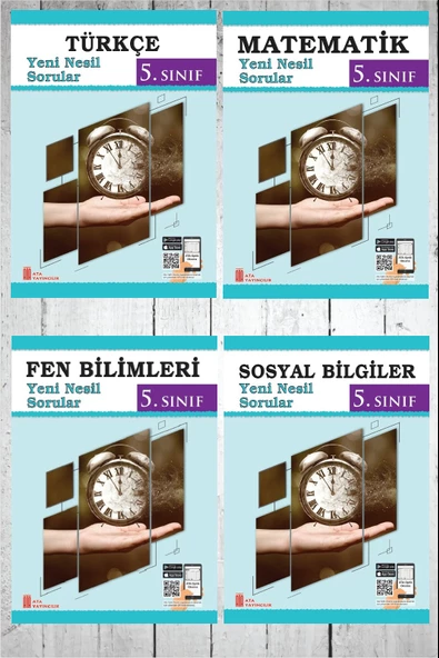 Ata 5.Sınıf Türkçe-Matematik-Fen Bilimleri-Sosyal Bilgiler Yeni Nesil Sorular
