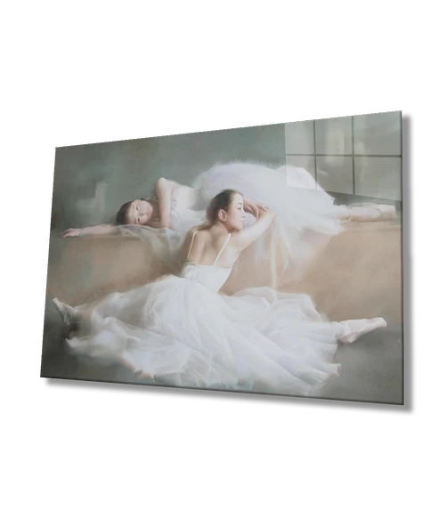 Balerin Dekoratif ve Modern Cam Tablo ürün görseli