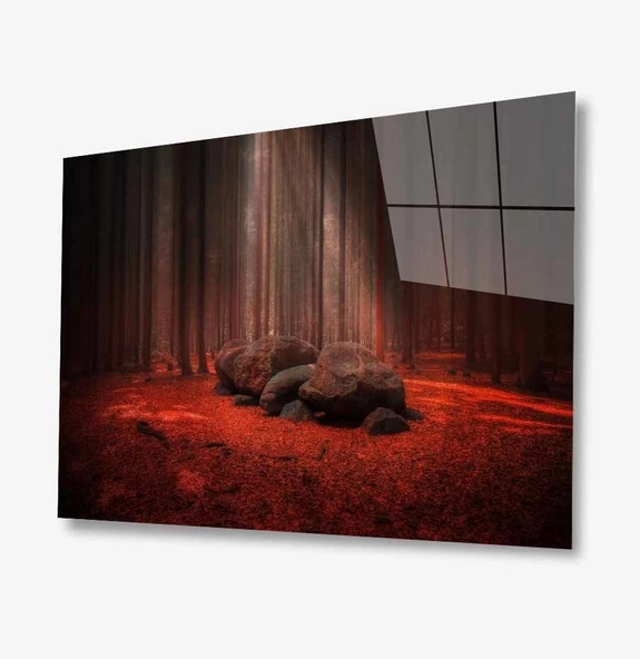 Doğa Dekoratif ve Modern Cam Tablo ürün görseli