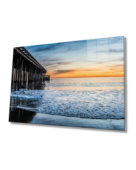 Gün Batımı Dekoratif ve Modern Cam Tablo   Sunset Table ürün görseli