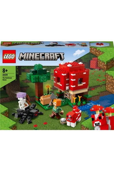 LEGO Minecraft Mantar Evi 21179 - Yapım Seti (272 Parça)