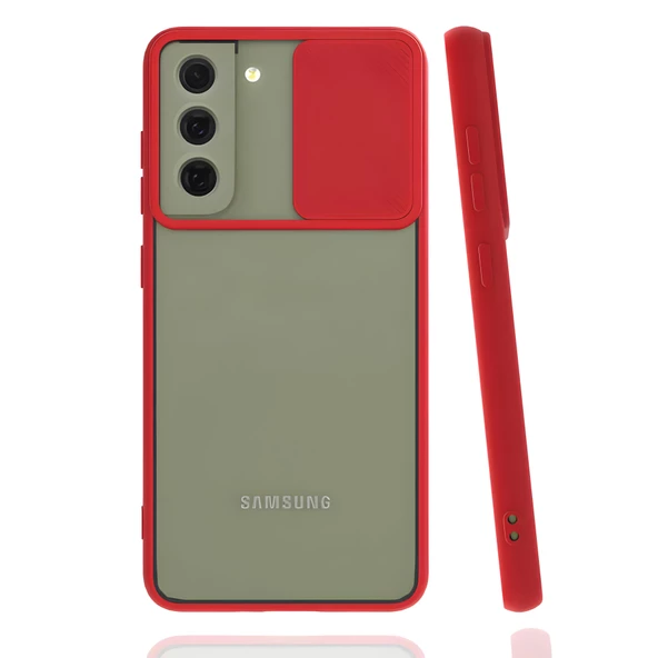 Galaxy S22 Plus Kılıf Lensi Sürgülü Kamera Koruyucu Kılıf - Resim 5