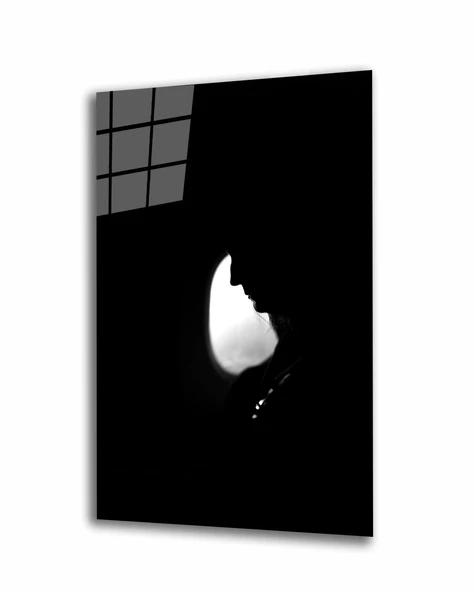 Kadınlar Dekoratif ve Modern Cam Tablo